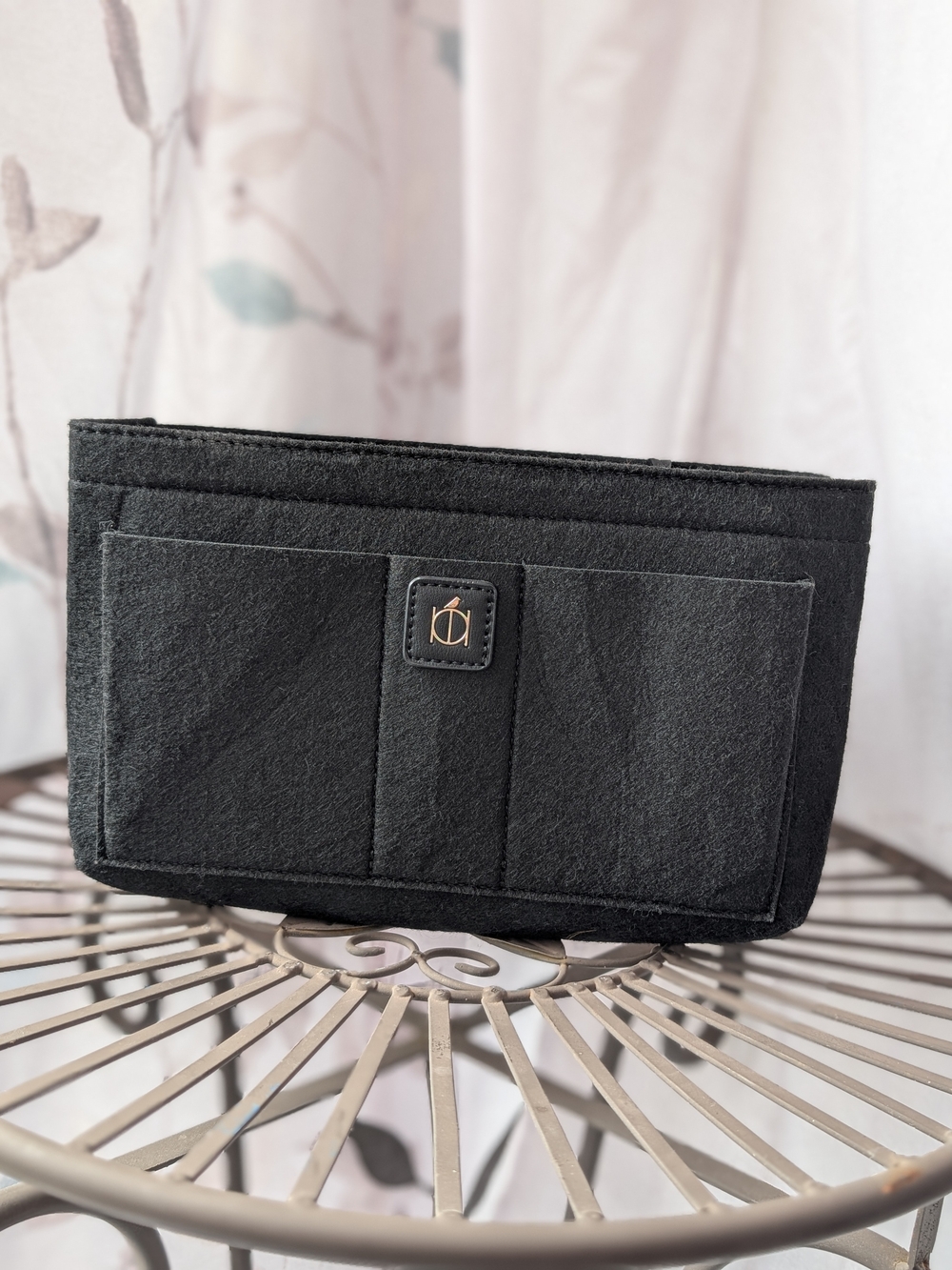 Riona-Black Felt Key & Card Holder Organizer Insert